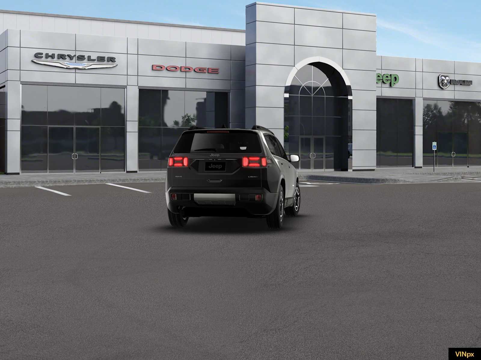 New 2026 Diamond Black Crystal Pearlcoat Jeep Limited image 14
