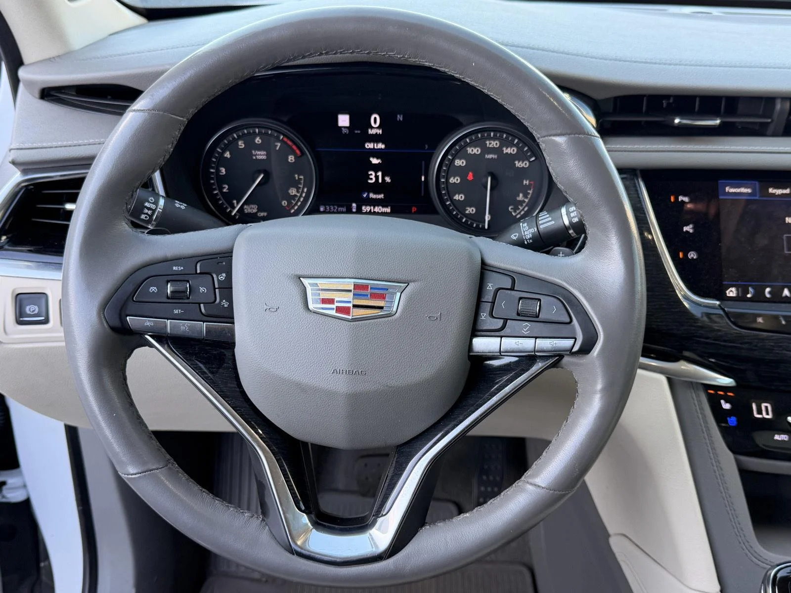 Used 2023 Crystal White Tricoat Cadillac FWD Premium Luxury image 20