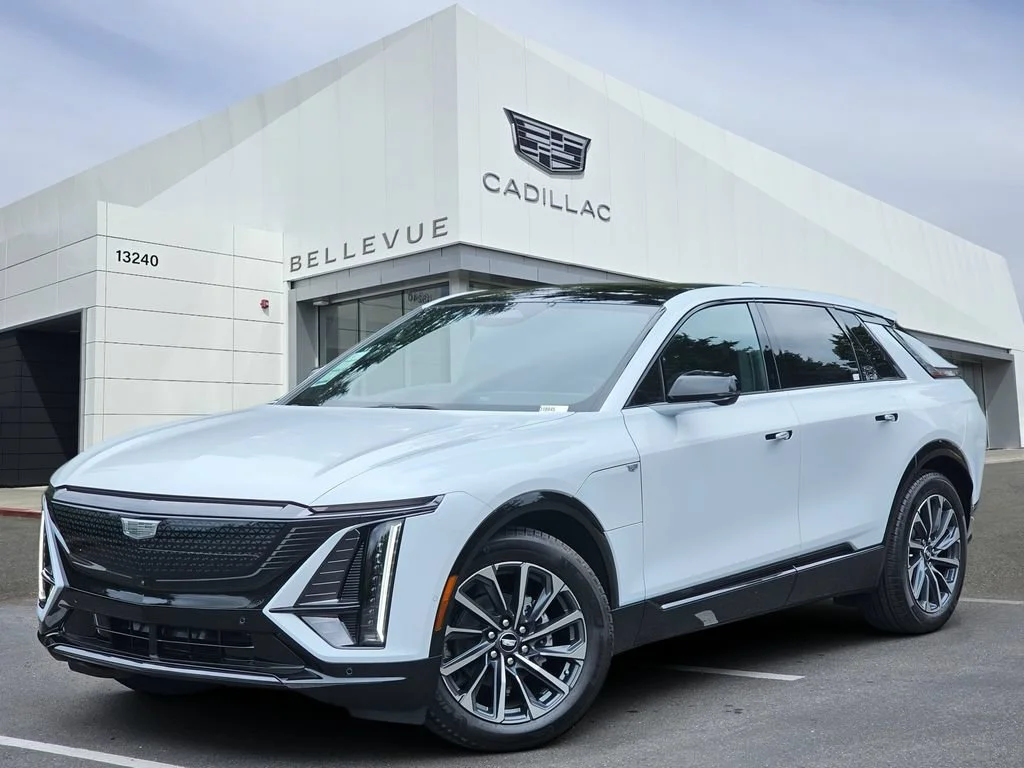 New 2026 Vibrant White Tricoat Cadillac Sport image 1