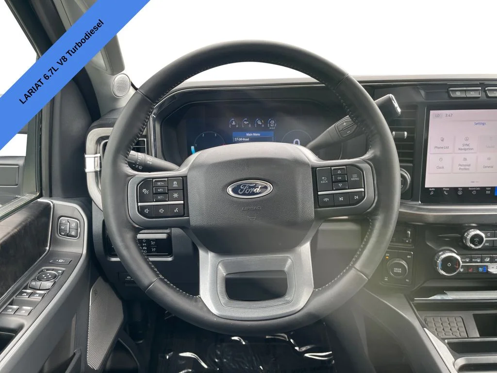 Used 2024 Antimatter Blue Metallic Ford Lariat image 13