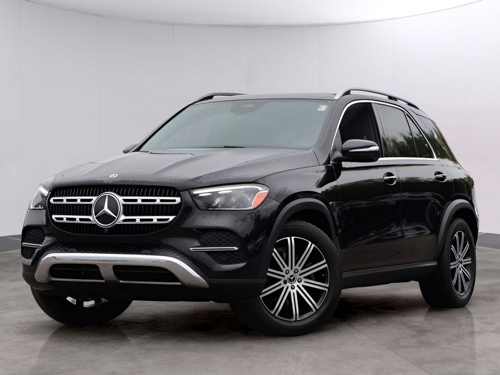 Certified Used 2025 Obsidian Black Metallic Mercedes-Benz GLE 350 image 1