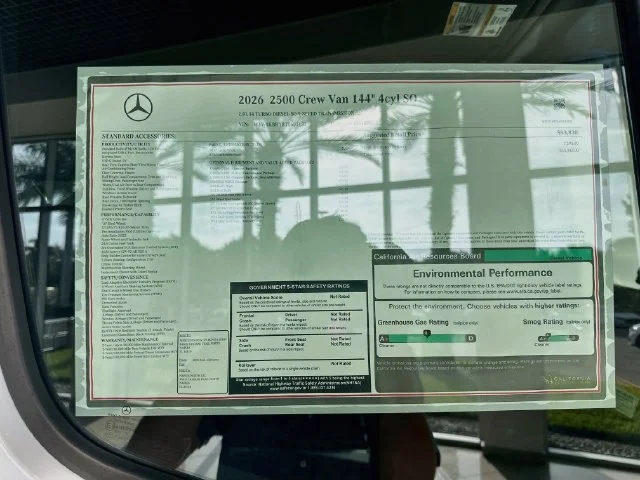 New 2026 White Mercedes-Benz Crew 144 WB image 29