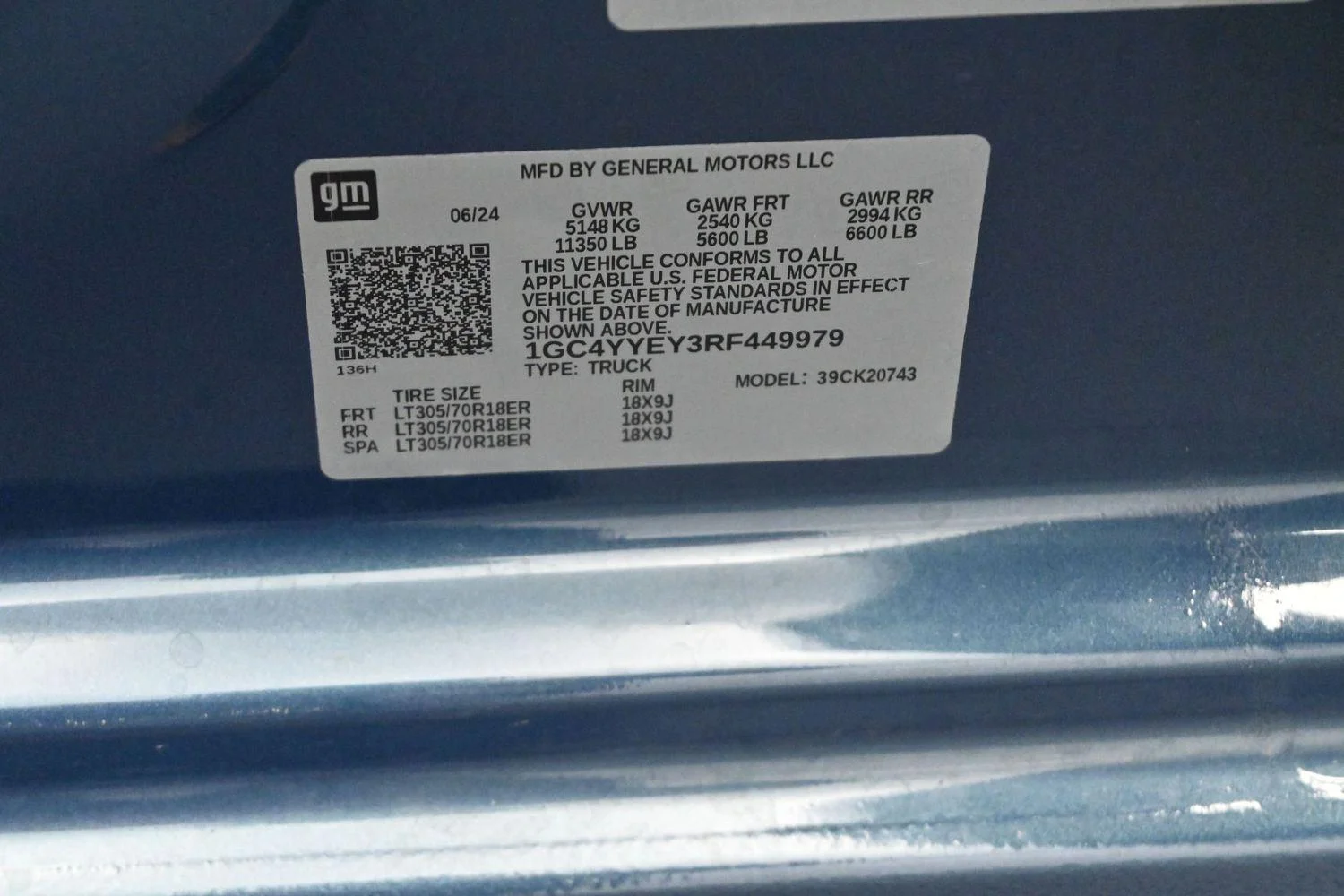 Used 2024 Lakeshore Blue Metallic Chevrolet ZR2 image 37