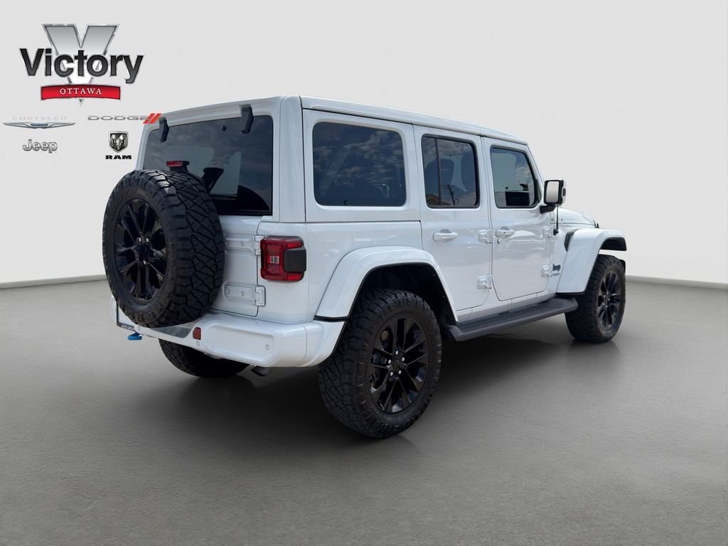 Used 2021 White Jeep Unlimited Sahara 4xe image 6