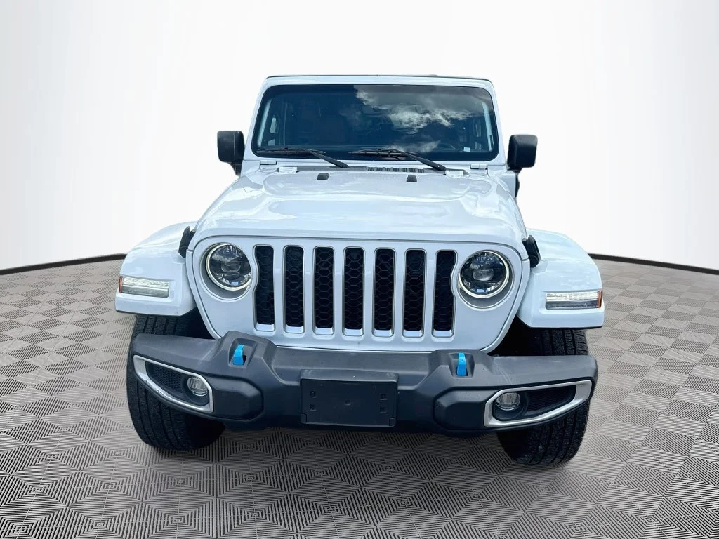 Used 2023 White Jeep Sahara 4xe image 2