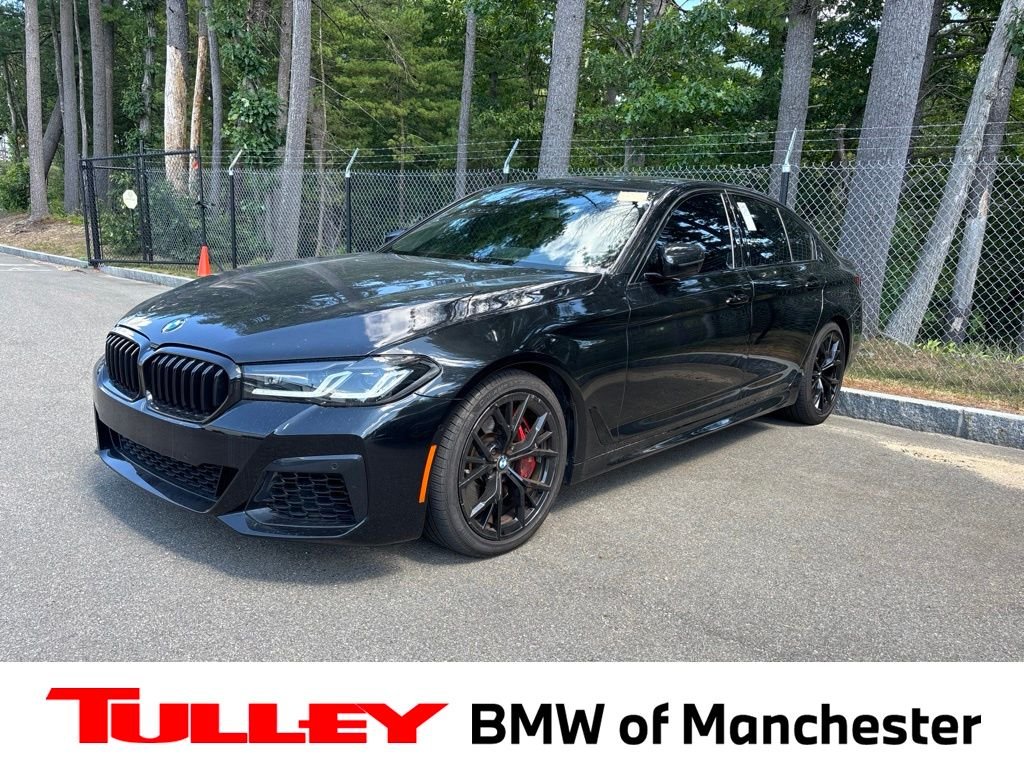 Certified Used 2023 Black Sapphire Metallic BMW M550i xDrive image 1