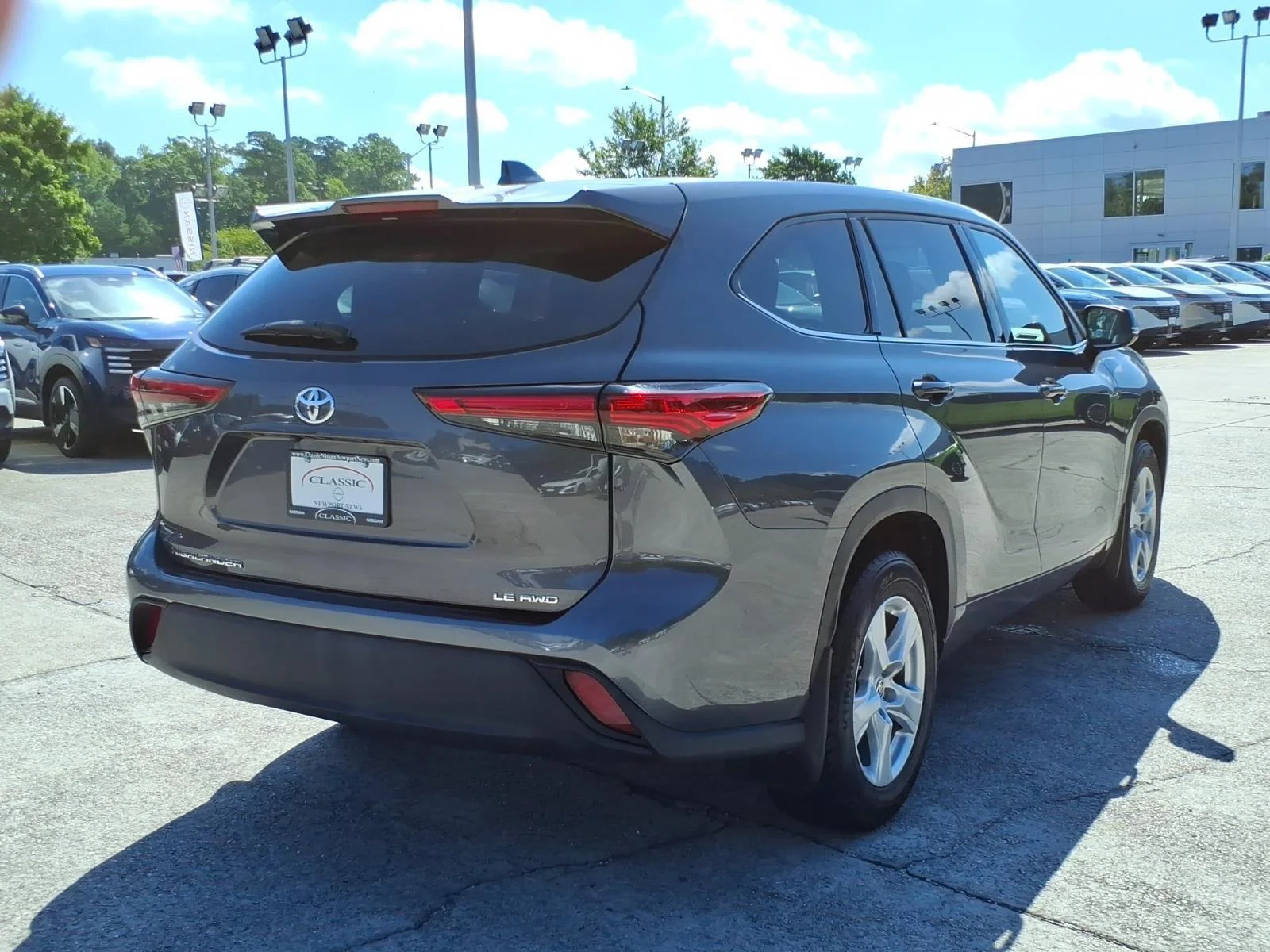 Used 2021 Magnetic Gray Metallic Toyota LE image 7