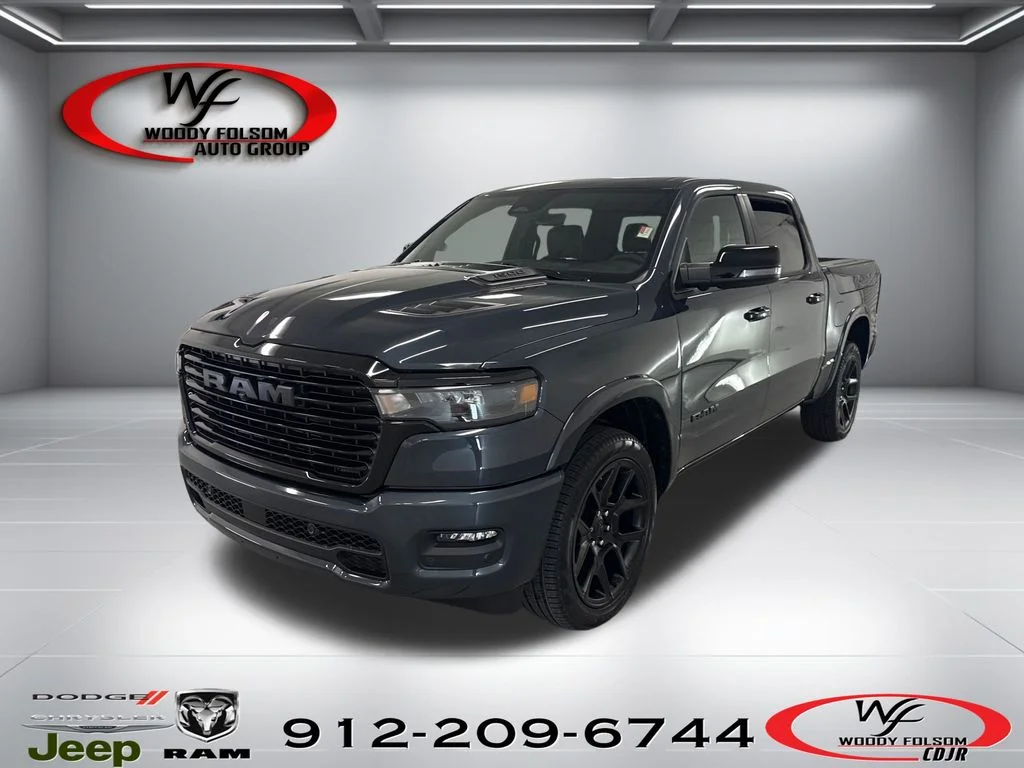 New 2026 Forged Blue Metallic Exterior Paint RAM Laramie image 1