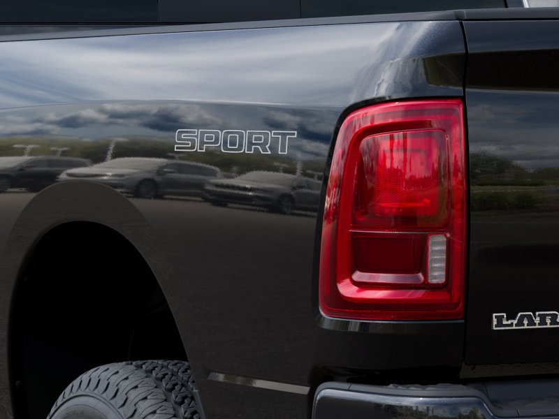 New 2026 Diamond Black Crystal Pearl-Coat Exterior Paint RAM LARAMIE image 9
