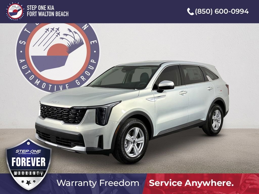 New 2026 Ivory Silver Kia LX image 1