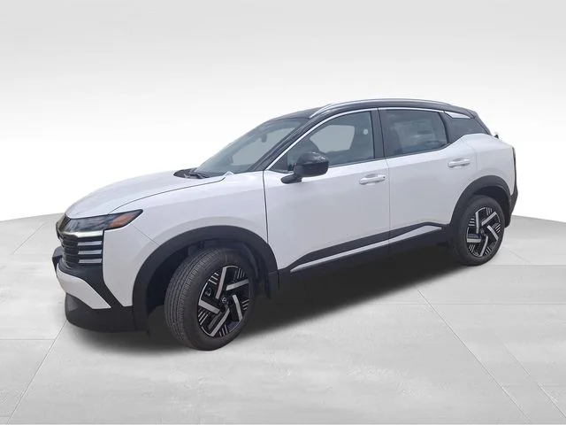 New 2026 Aspen White TriCoat / Super Black Two-tone Nissan SV image 3