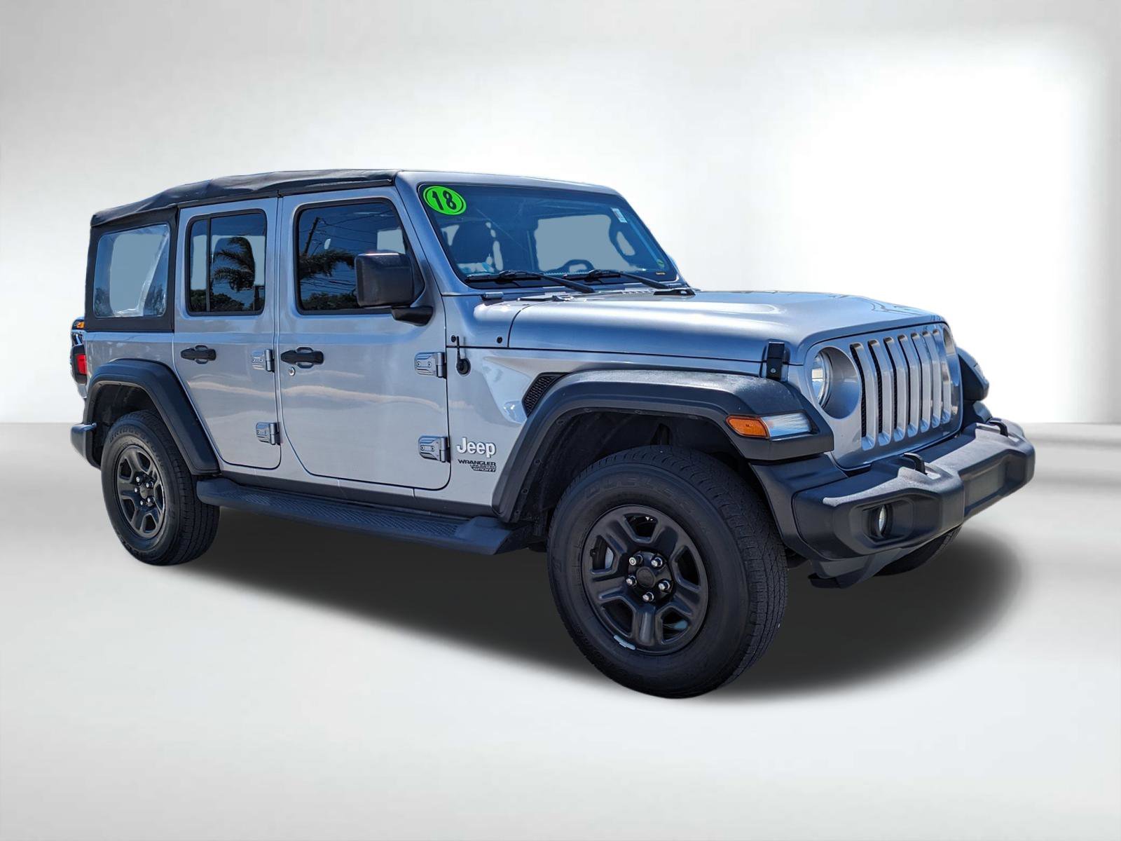 Certified 2018 Jeep All-New Wrangler Unlimited Sport with VIN 1C4HJXDG6JW140603 for sale in Seminole, FL