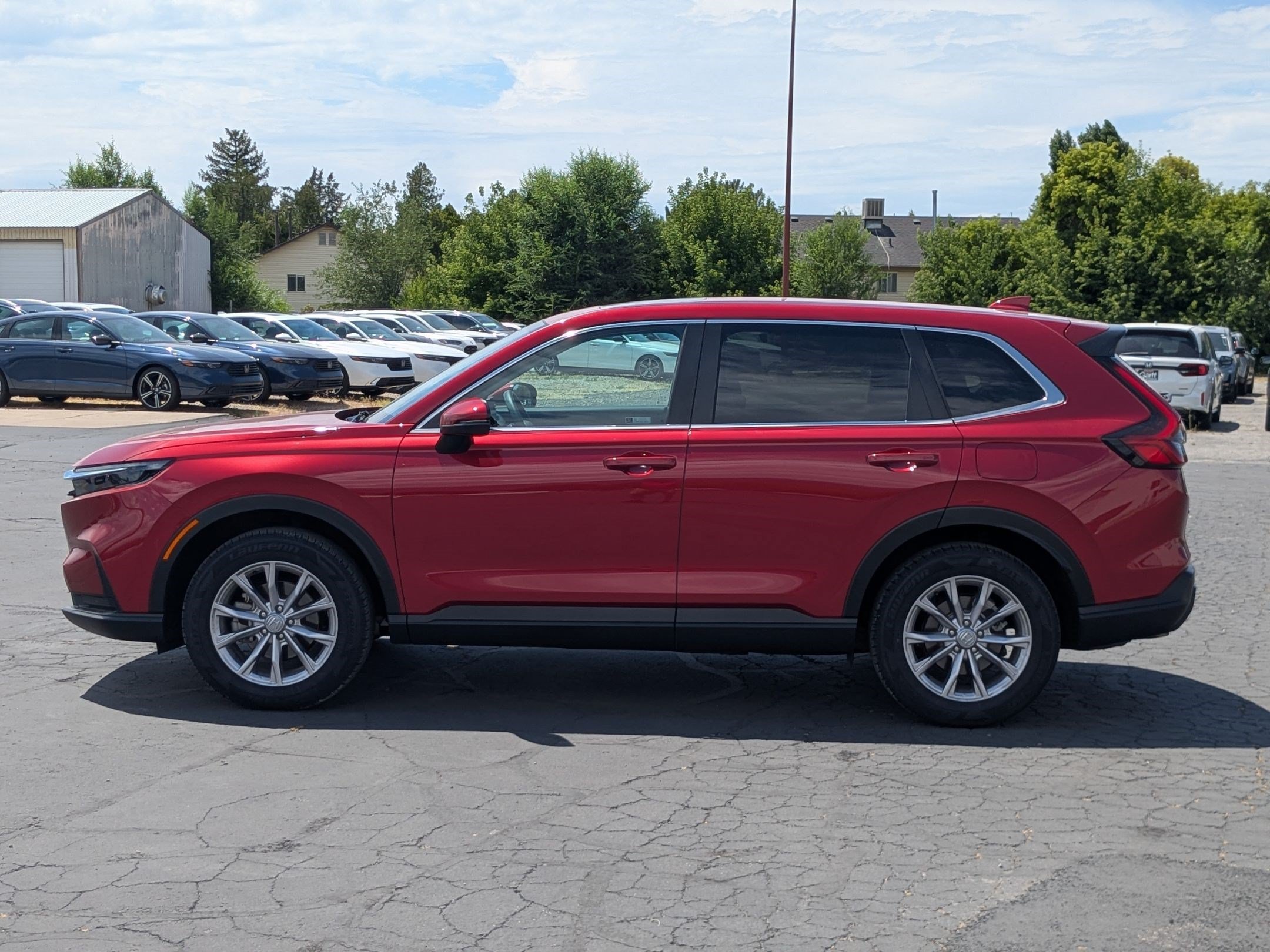 Certified Used 2024 Radiant Red Metallic Honda EX image 9