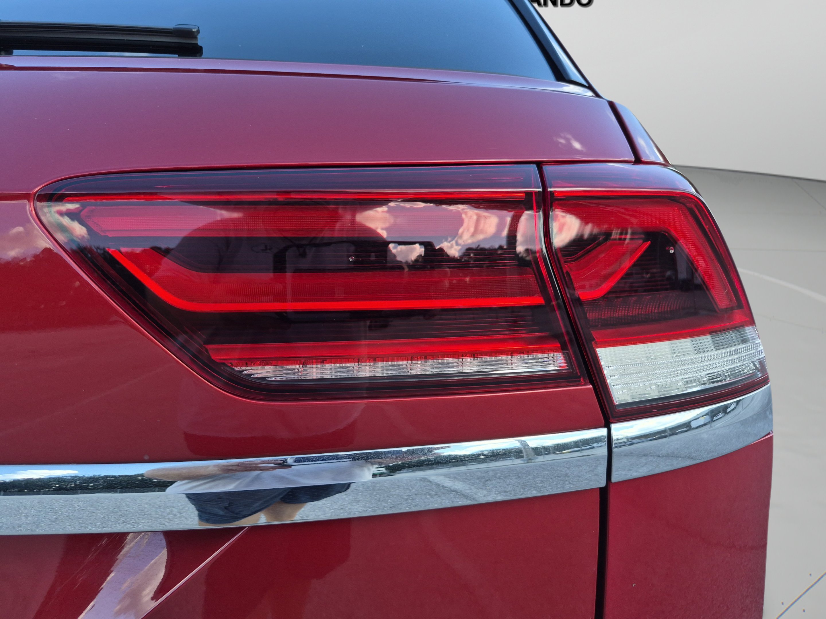 Used 2021 Aurora Red Metallic Volkswagen 3.6L V6 SEL Premium R-Line image 59