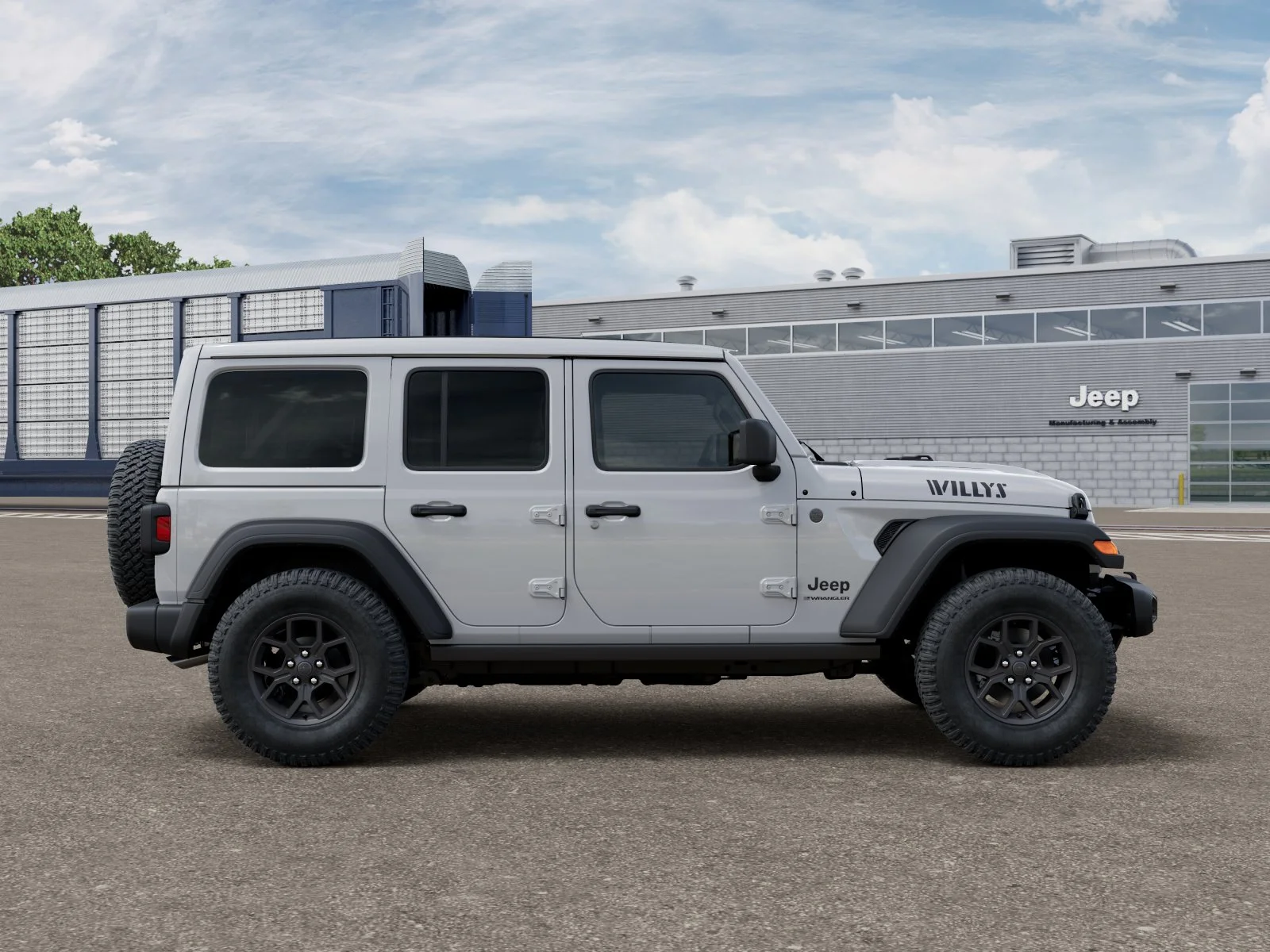 New 2026 Bright White Clear-Coat Exterior Paint Jeep Willys image 21