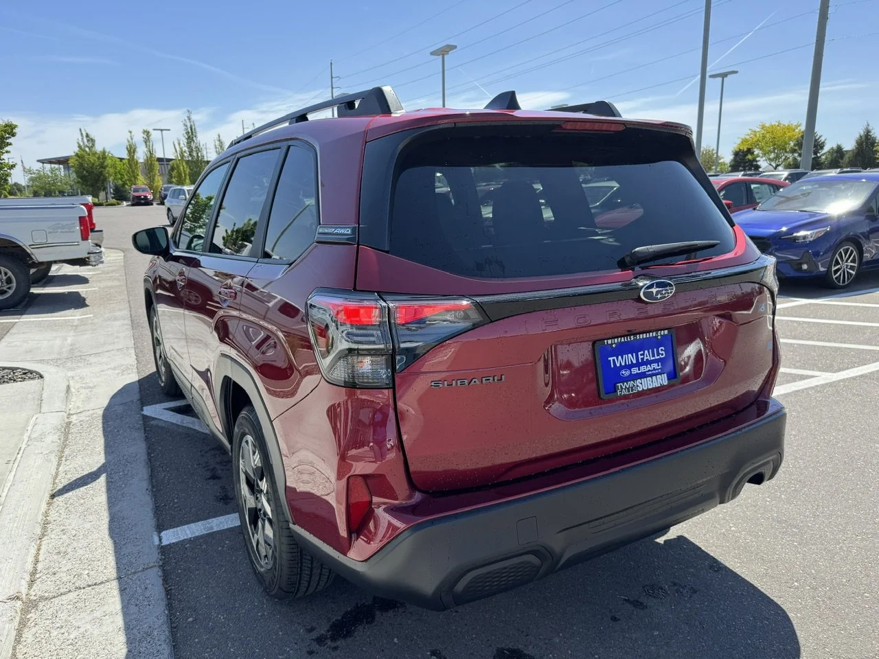New 2026 Crimson Red Pearl Subaru Premium image 5