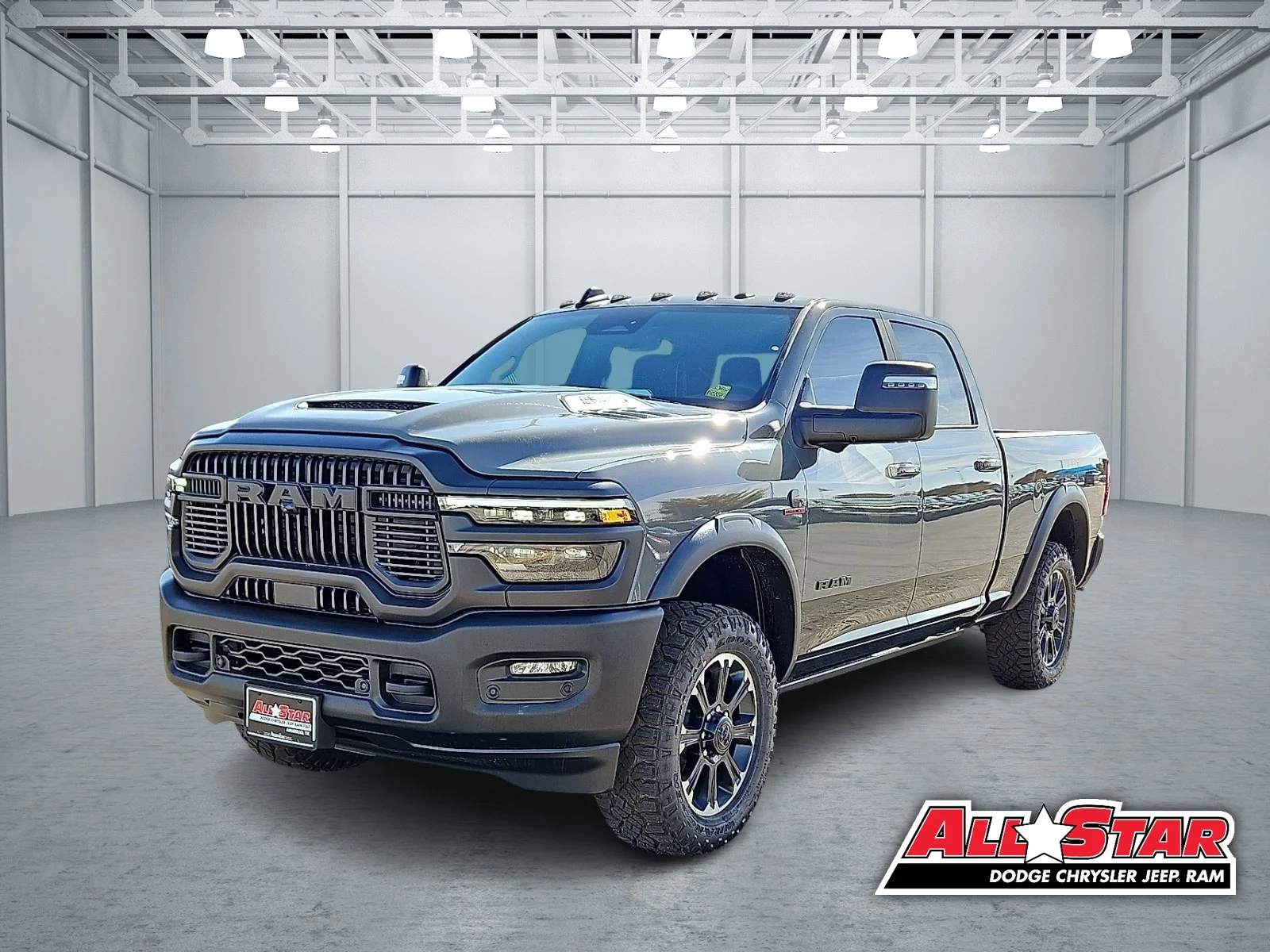 New 2026 Ceramic Gray Ram REBEL CREW CAB 4X4 6