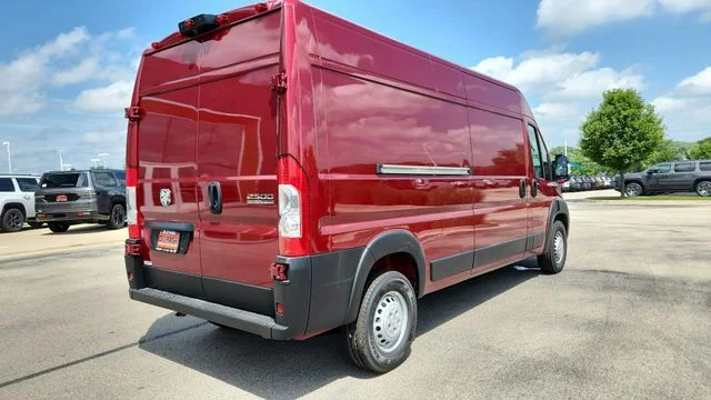 New 2026 Deep Cherry Red Crystal Pearl-Coat Exterior Paint RAM High Roof image 2