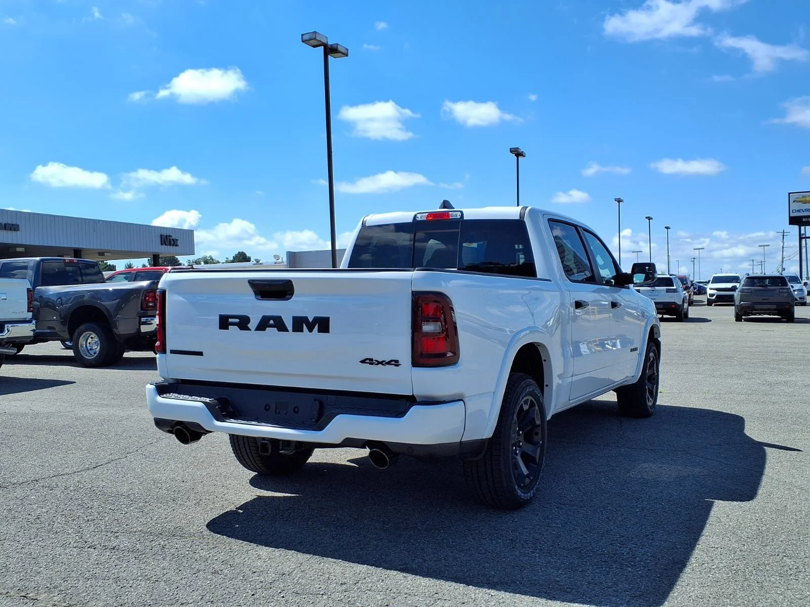 New 2026 Bright White Clear-Coat Exterior Paint RAM Big Horn image 2