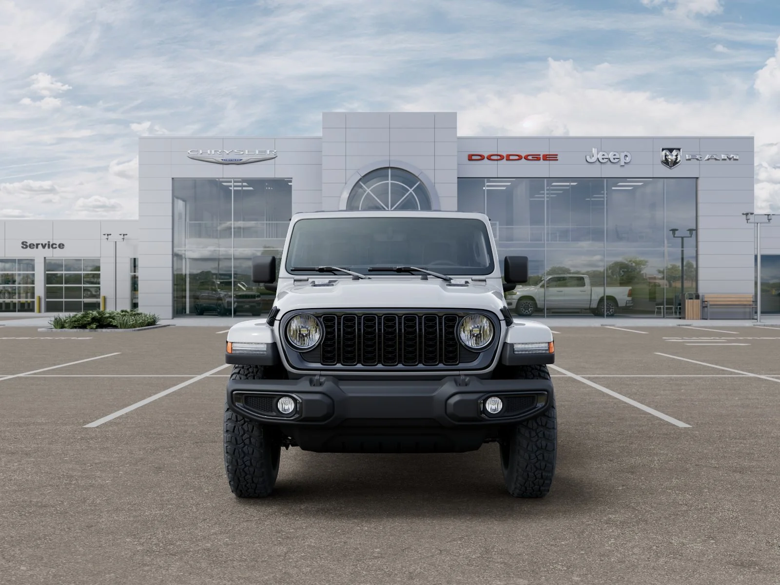 New 2026 Bright White Clear-Coat Exterior Paint Jeep Willys image 6