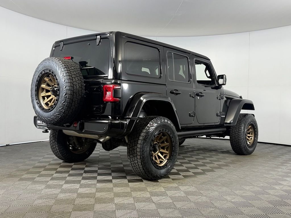 Used 2021 Black Jeep Unlimited Sahara High Altitude image 8