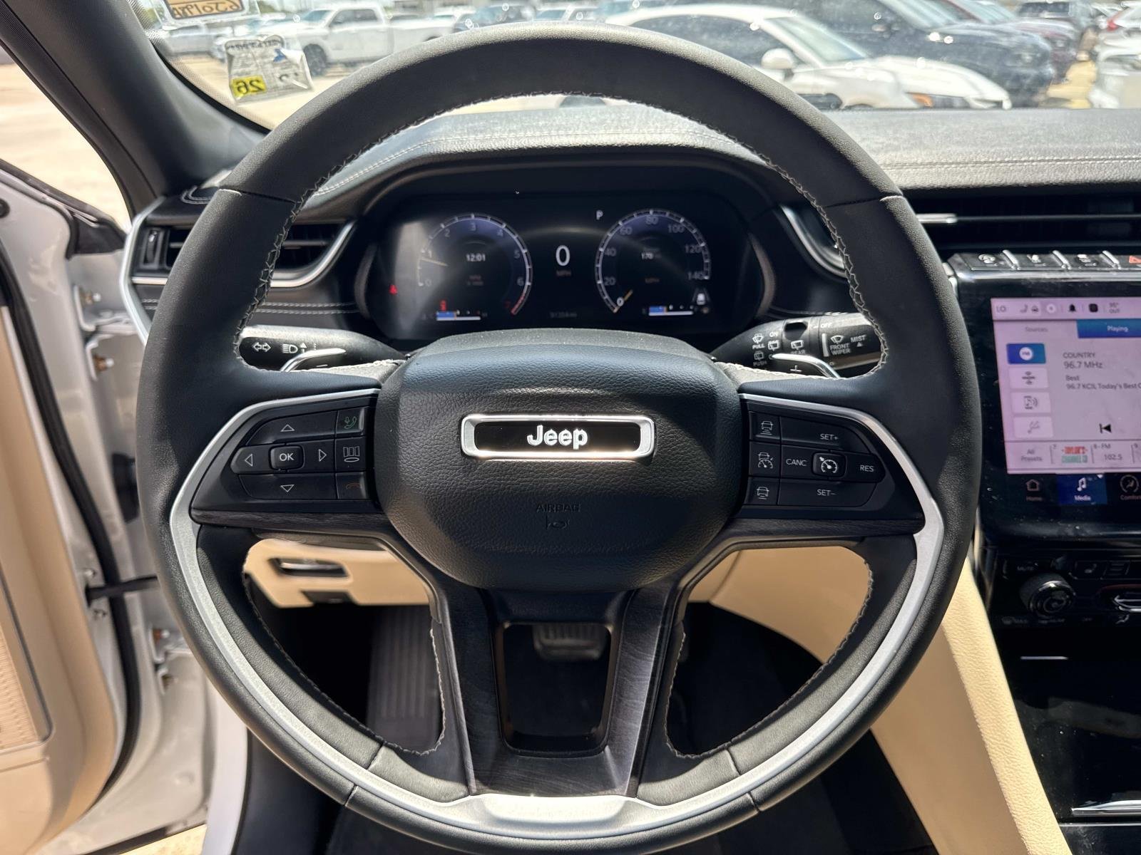 Used 2023 Bright White Clearcoat Jeep Limited image 21