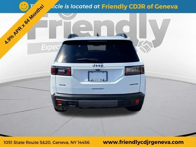 New 2026 Bright White Clear-Coat Exterior Paint Jeep Limited image 4