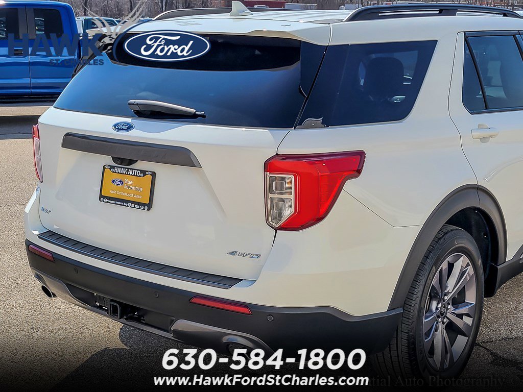Certified Used 2023 White Metallic Ford XLT image 6