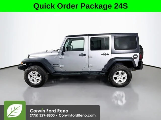 Used 2014 Billet Clearcoat Metallic Jeep Unlimited Sport image 4