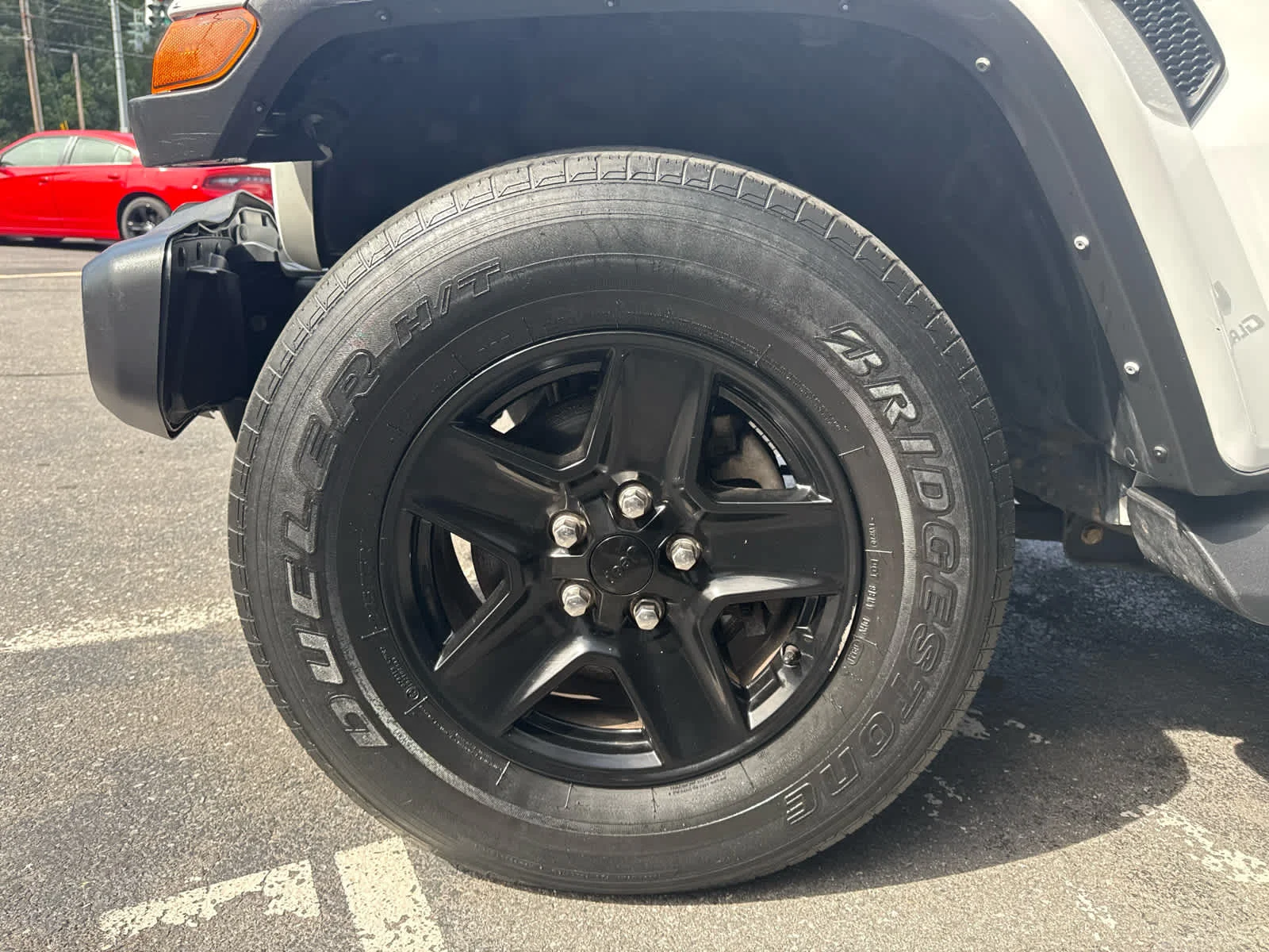 Used 2021 Bright White Clearcoat Jeep Sport S image 9
