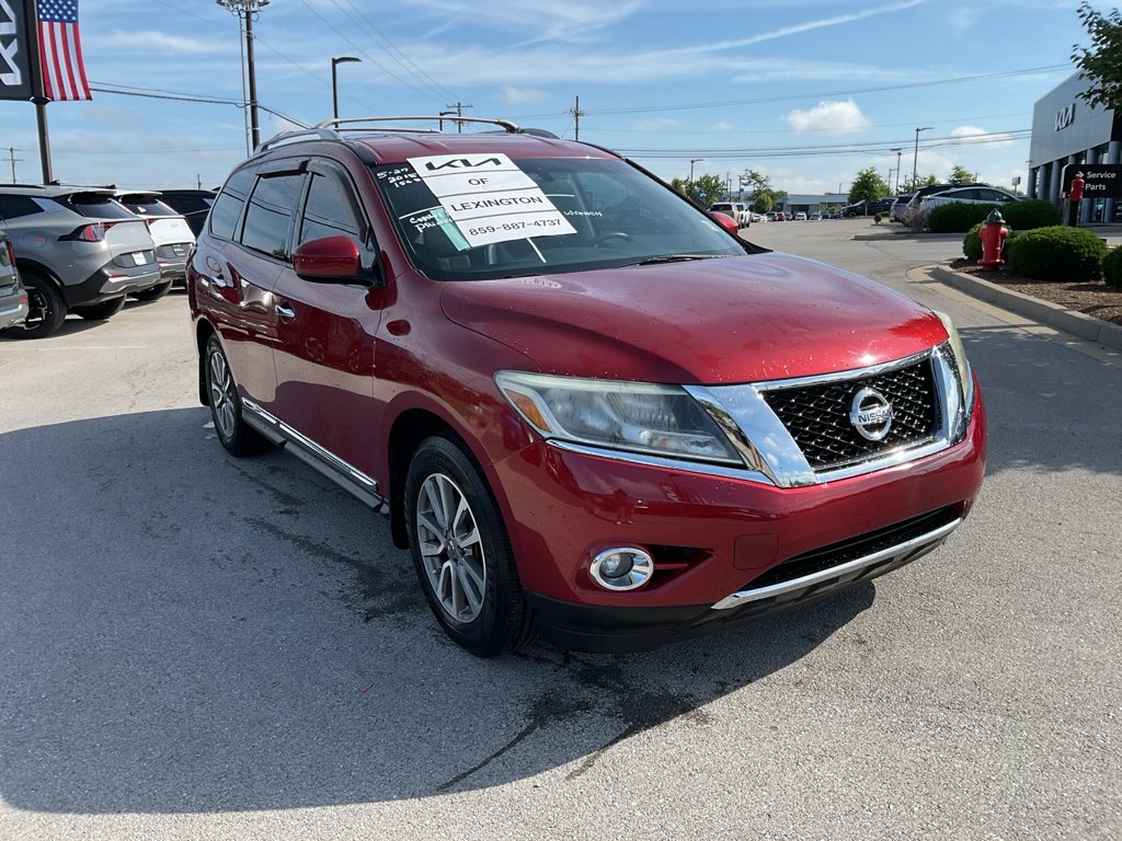 Used 2015 Nissan Pathfinder SL with VIN 5N1AR2MM0FC672775 for sale in Nicholasville, KY