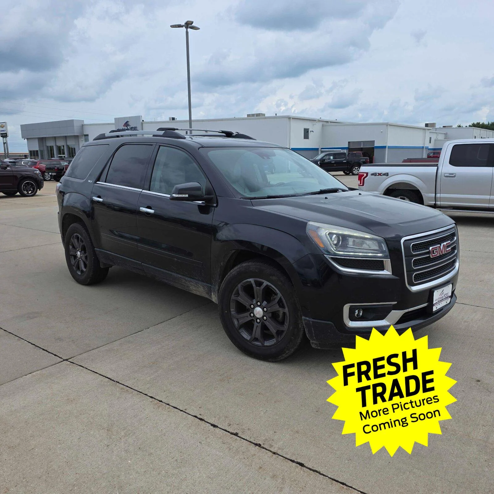 Used 2015 GMC Acadia SLT1 with VIN 1GKKVRKD0FJ156660 for sale in Charles City, IA