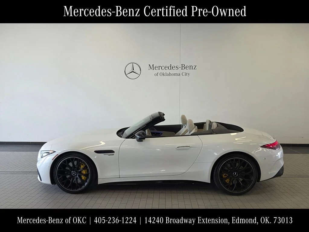 Certified Used 2023 White Mercedes-Benz SL 55 AMG® image 5