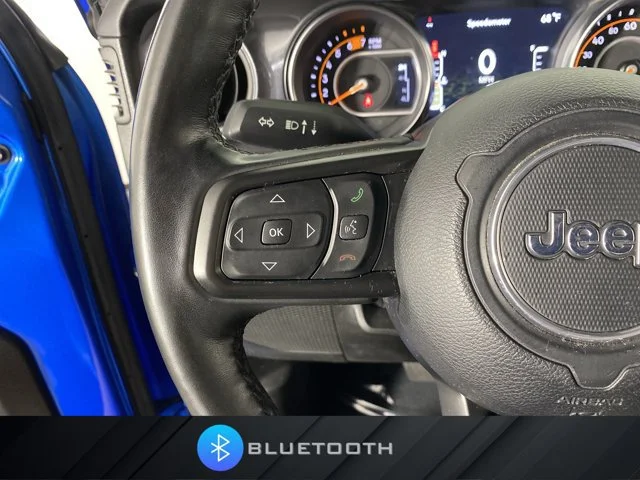 Used 2022 Blue Jeep Unlimited Sport Altitude image 23