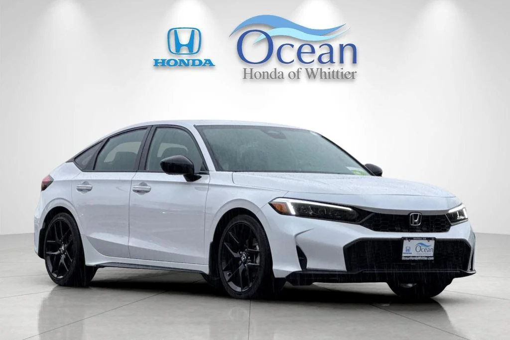 New 2026 Platinum White Pearl Honda Sport image 2