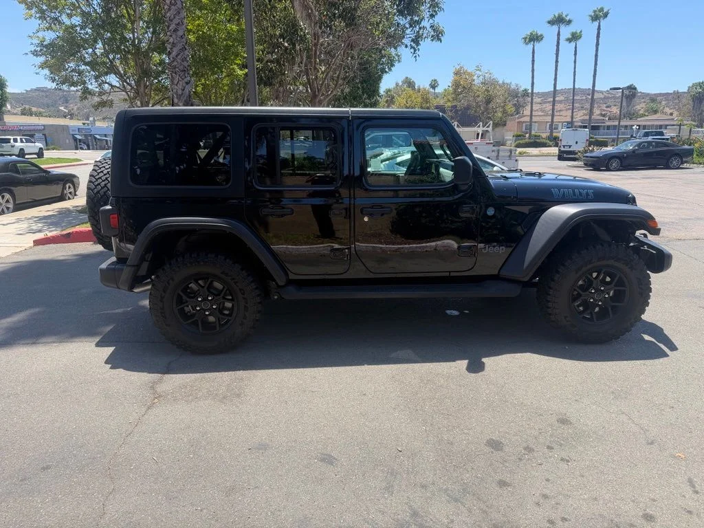 Used 2024 Black Jeep Willys 4xe image 14