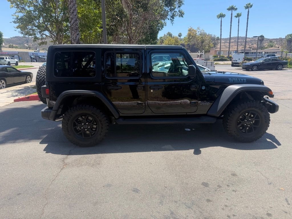 Used 2024 Black Jeep Willys 4xe image 14