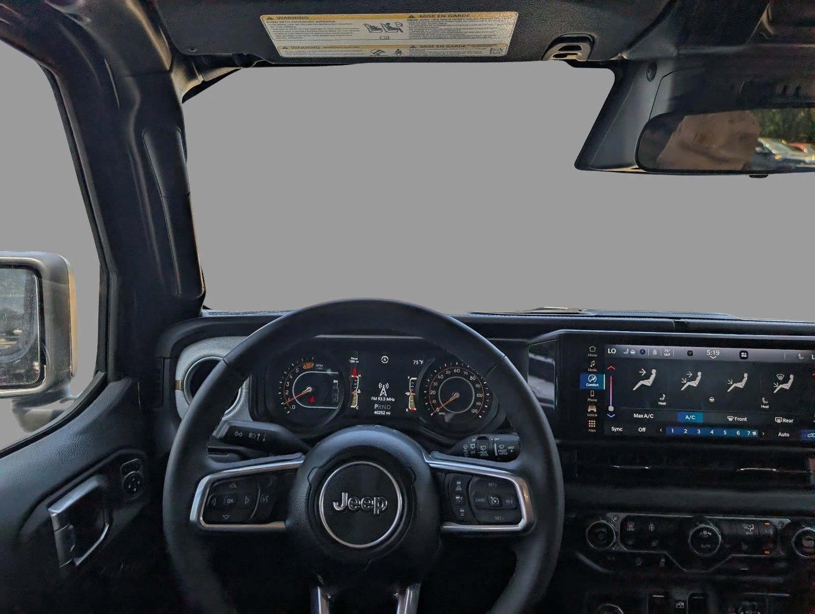 Used 2025 Black Clearcoat Jeep Sahara image 32