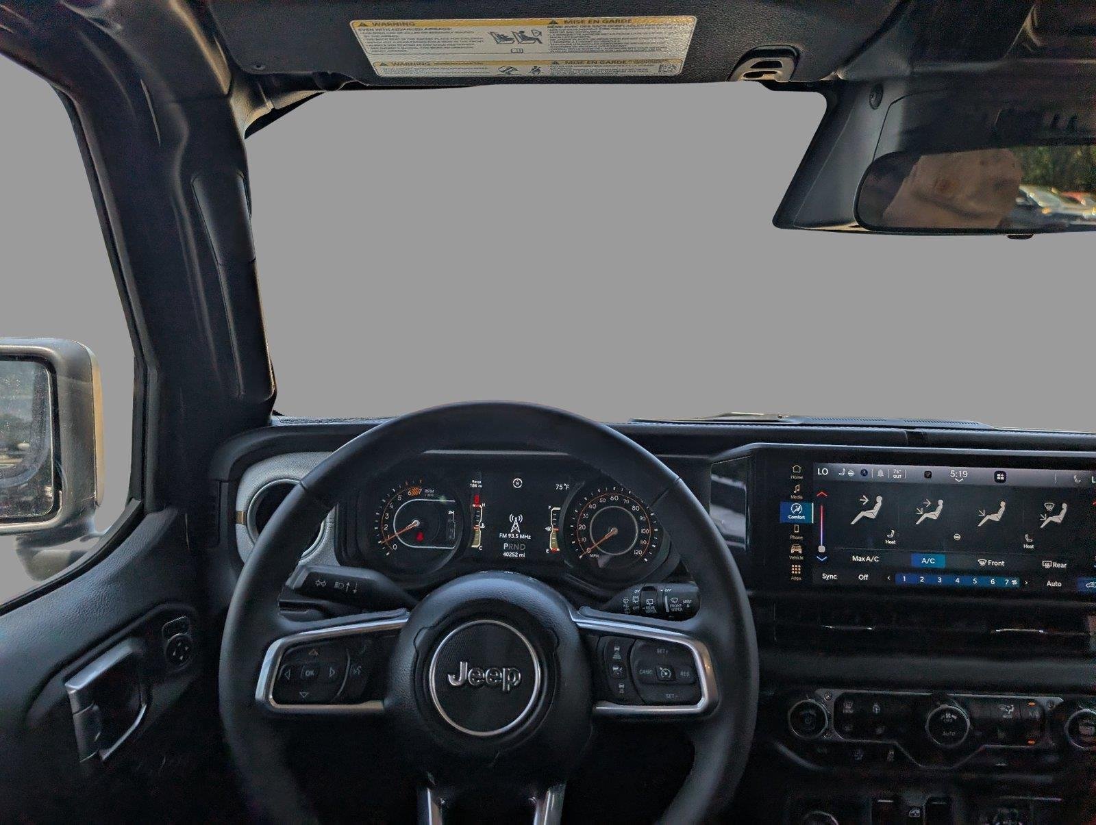 Used 2025 Black Clearcoat Jeep Sahara image 32