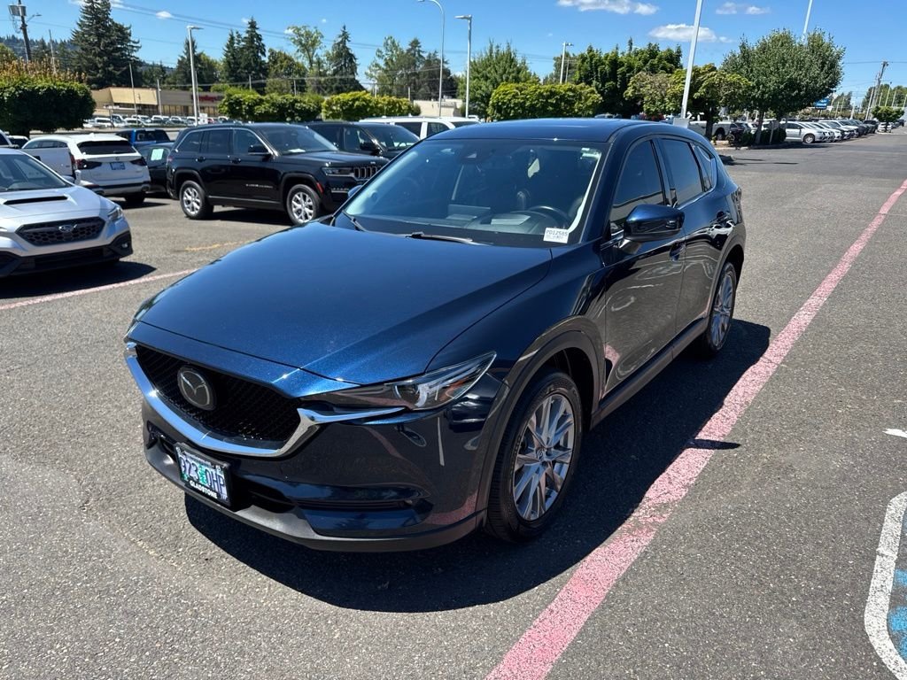 Used 2021 Deep Crystal Blue Mica Mazda Grand Touring image 2