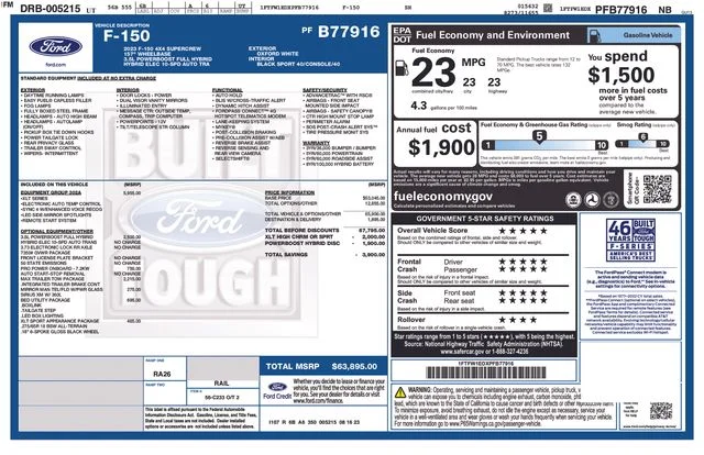 Certified Used 2023 Oxford White Ford XLT image 36