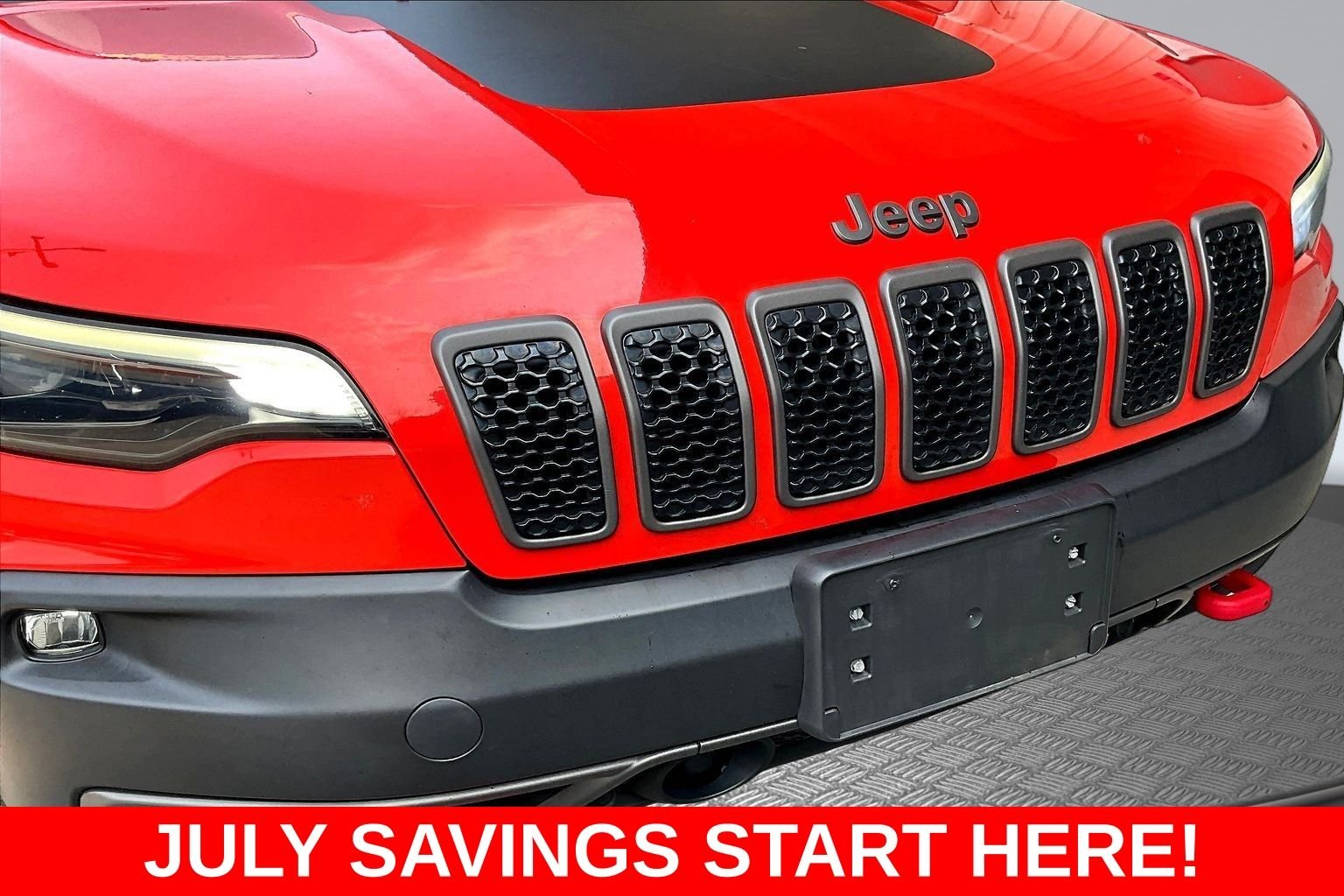 Used 2021 Orange Jeep Trailhawk image 38