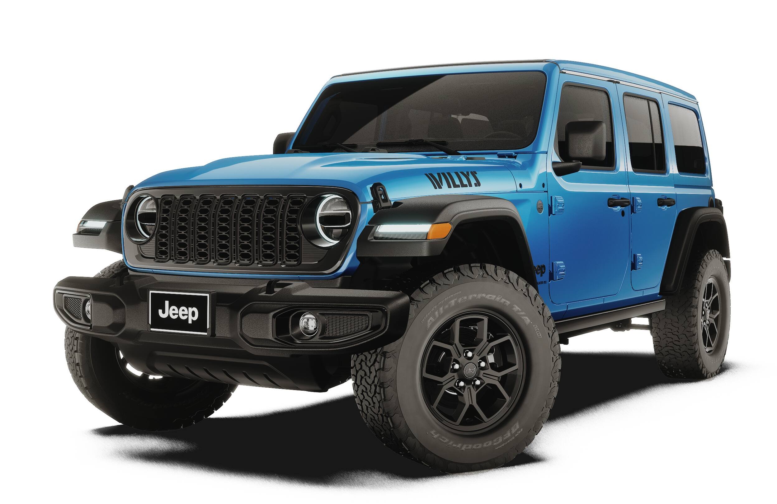 New 2027 Hydro Blue Pearl-Coat Paint Jeep Willys image 13