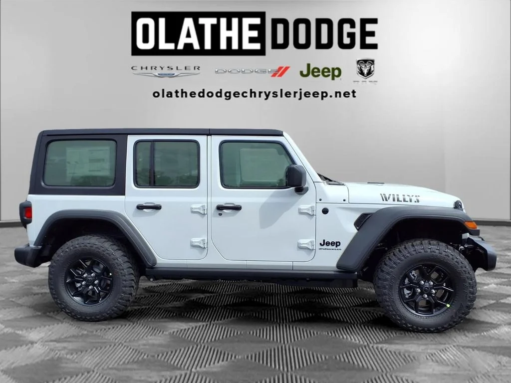 New 2026 Bright White Clear-Coat Exterior Paint Jeep Willys image 23