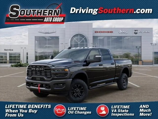 New 2026 Diamond Black Crystal Pearl-Coat Exterior Paint RAM TRADESMAN image 1