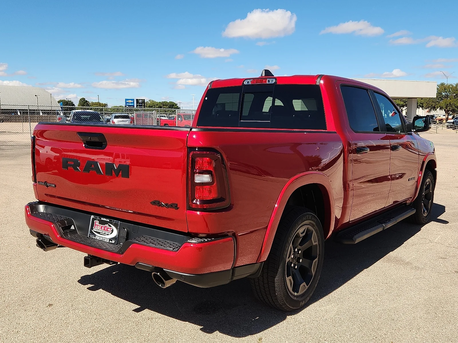 New 2027 Molten Red Pearl-Coat  Paint Ram LONE STAR CREW CAB 4X4 5