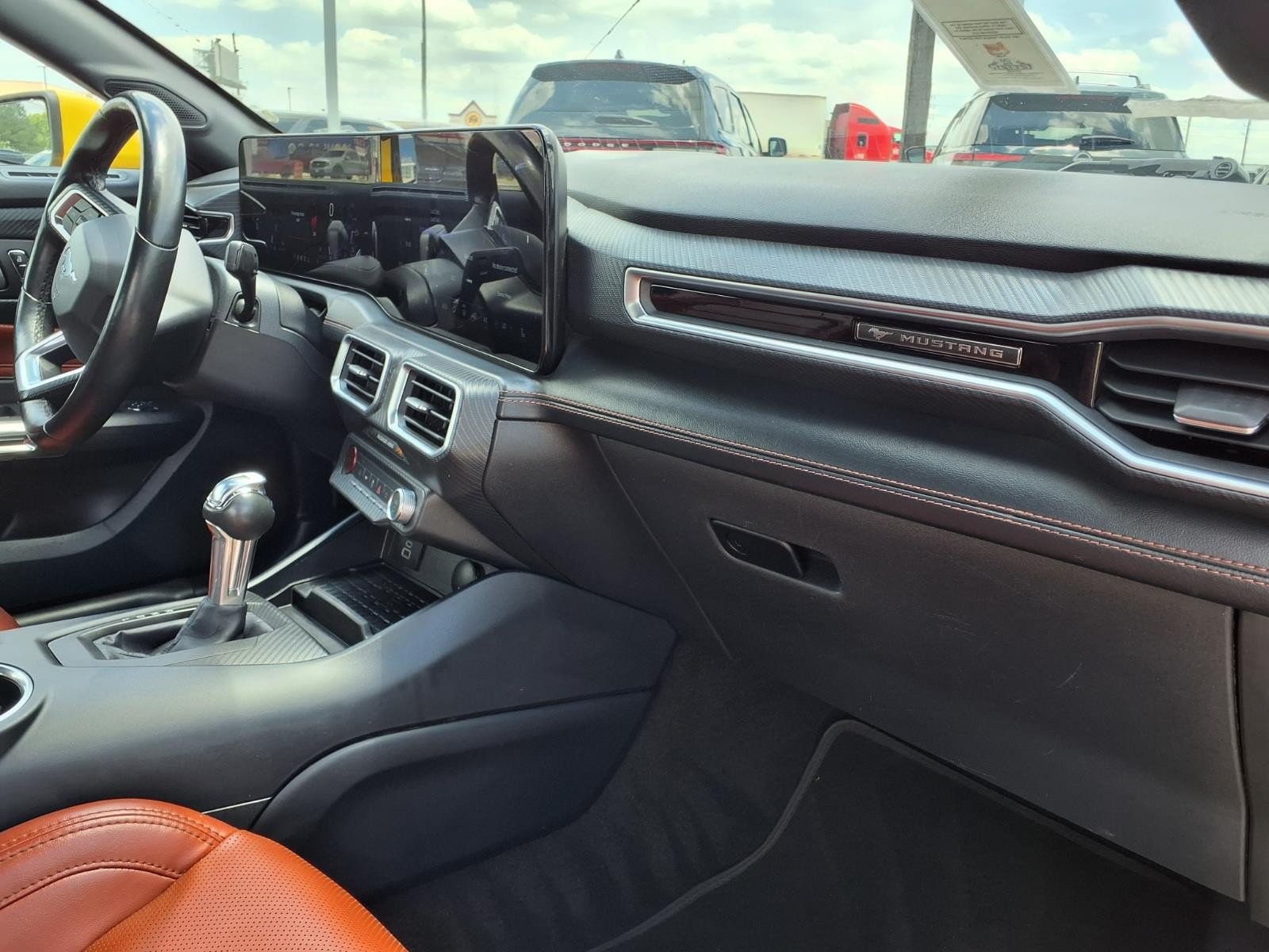 2024 Ford Mustang EcoBoost Yellow at Texan GMC Buick