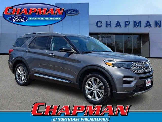Certified Used 2021 Gray Metallic Ford Limited image 1