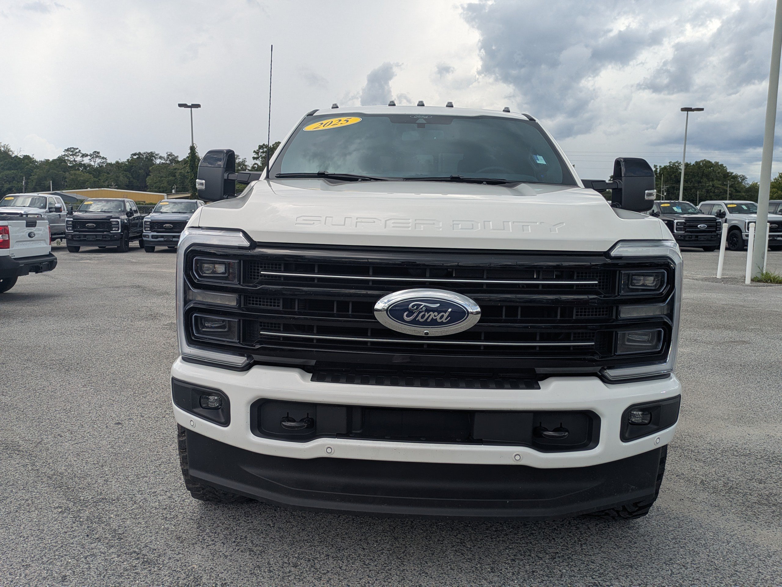 Used 2025 Star White Metallic Tri-Coat Ford Platinum image 9
