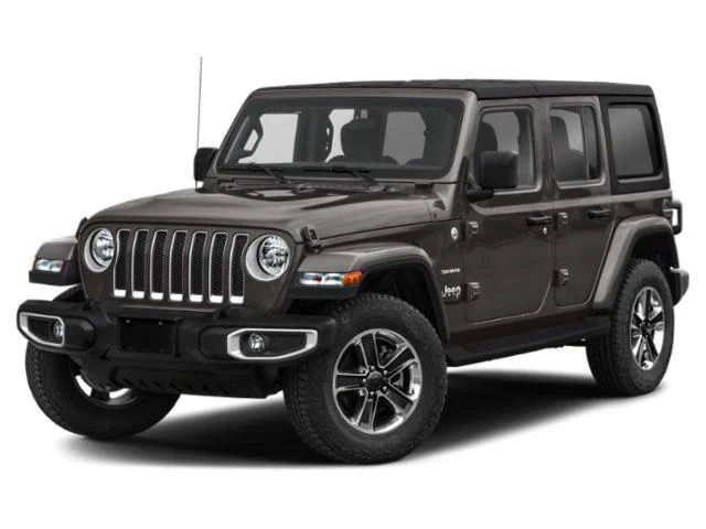 Used 2019 Granite Crystal Metallic Clearcoat Jeep Sahara image 1